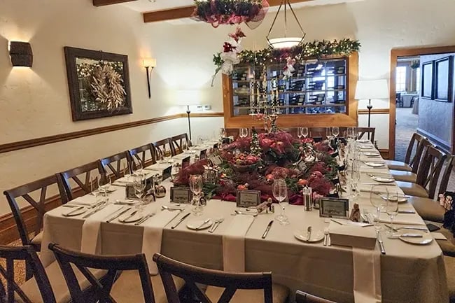 host intimate Cellar dinners