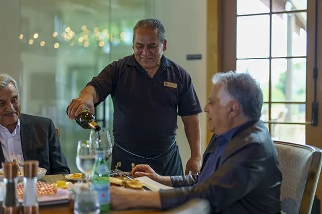 intimate Cellar dinners